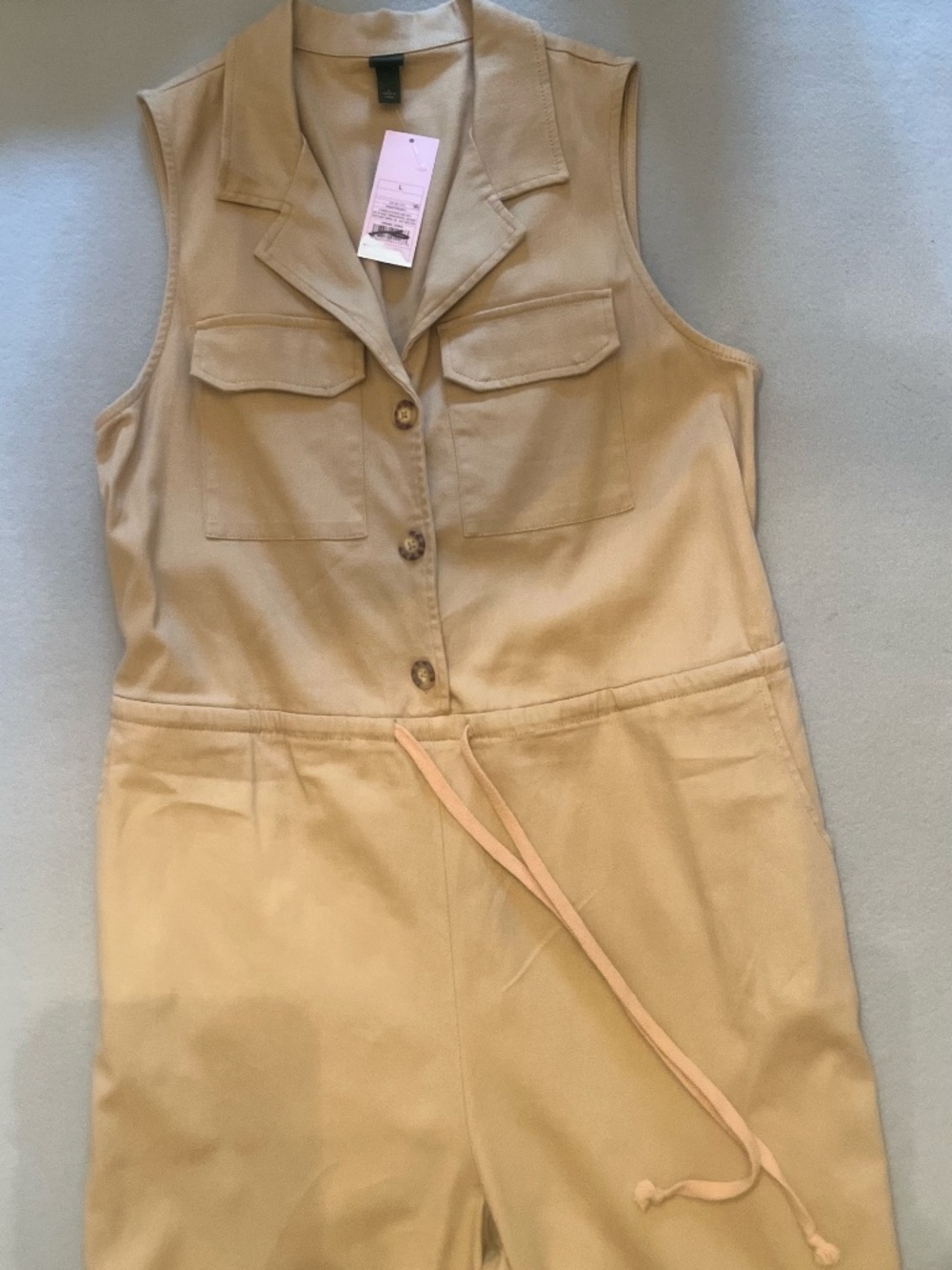 Wild Fable | NWT Sleeveless Cinched Tie-Waist Jumpsuit